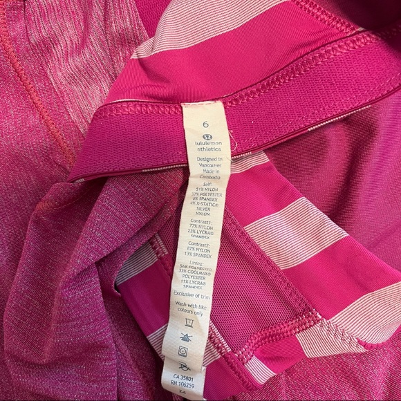 Lululemon 2-in-Run Tank - Pink - Size 6 - Picture 10 of 10